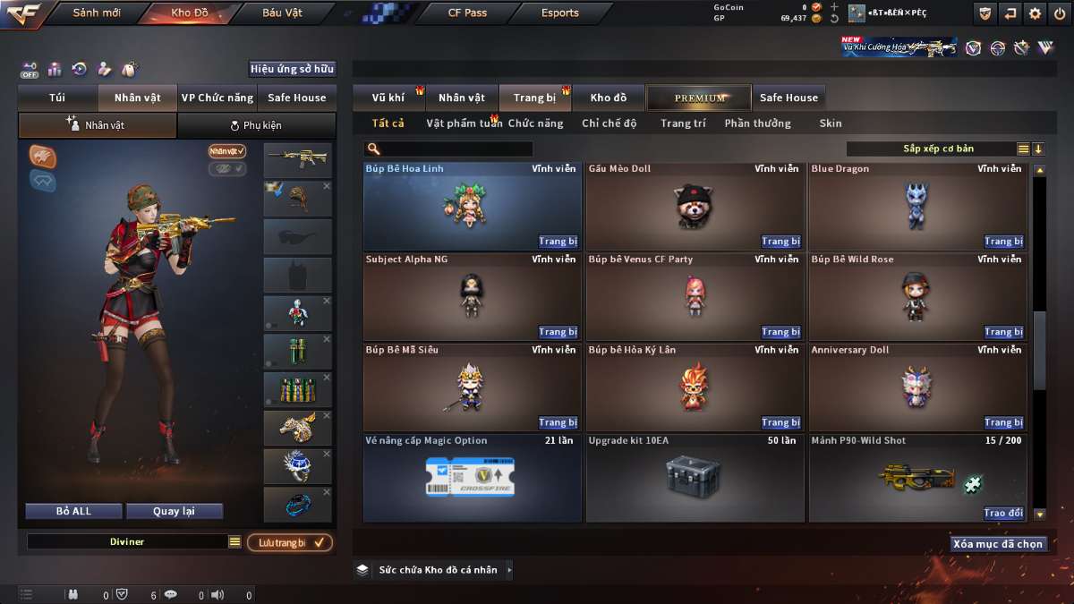shop acc cf uy tin gia re